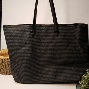 armani exchange travel tote
